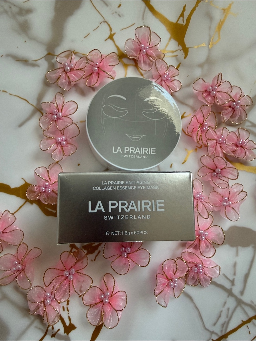 La Prairie Collagen Essence Eye mask pads (60 pcs) Brand new in box AMAZING